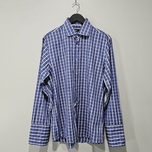 Hugo Boss Men's Striped Dress Shirt - Size (16.5) - Excellent Condition